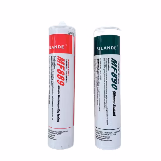 Selante à prova de intempéries de silicone Mf889